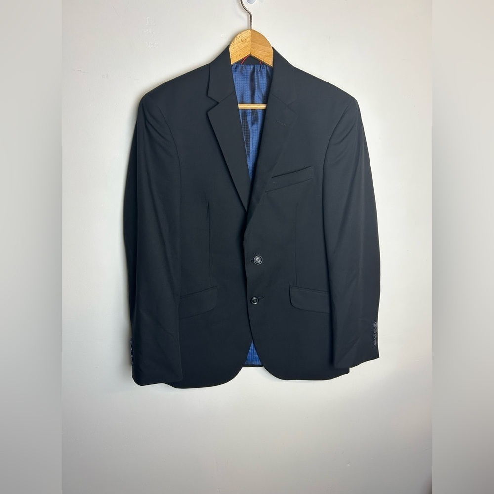 Billy London UK Classic Black Men's Blazer Sport Coat Men 36S‎ Black Academic